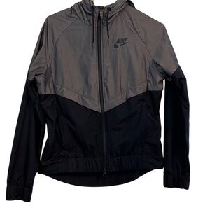 Nike Women's Two-Tone Gray and Black Utility Jacket
